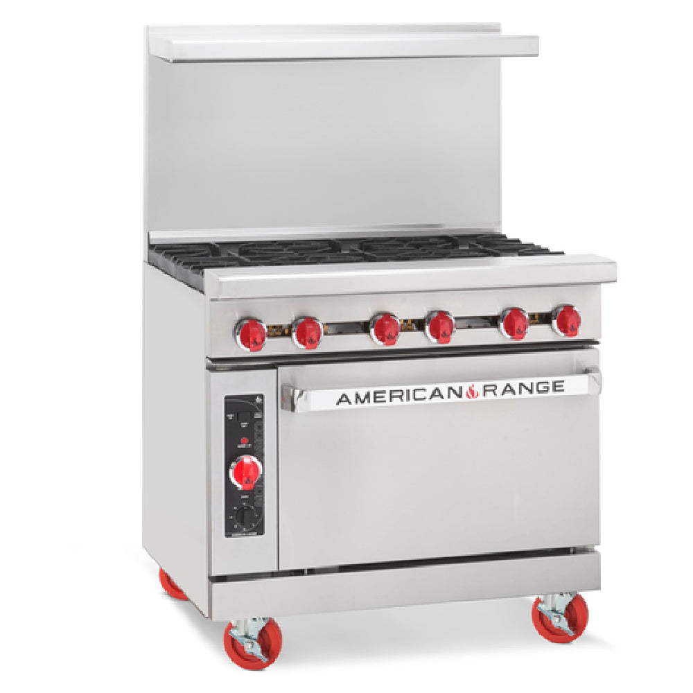 American Range AR-6-SU-SB - Culinary Series Heavy Duty Restaurant Range, Gas, 36"