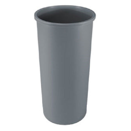 Rubbermaid FG354600GRAY - Untouchable® Container, Round, 22 Gallon