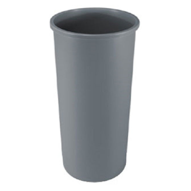 Rubbermaid FG354600GRAY - Untouchable® Container, Round, 22 Gallon