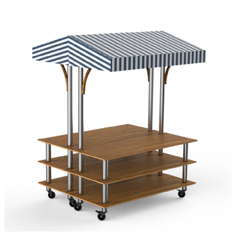 Steelite MGCMLB22BSWW - Back To Back Market Station, 71.0" X 59.0" X 96.0", Modular