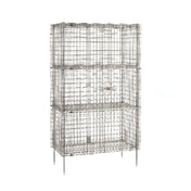 Metro SEC55S-2SE - Super Erecta® Security Unit, Stationary, Stainless Steel Finish