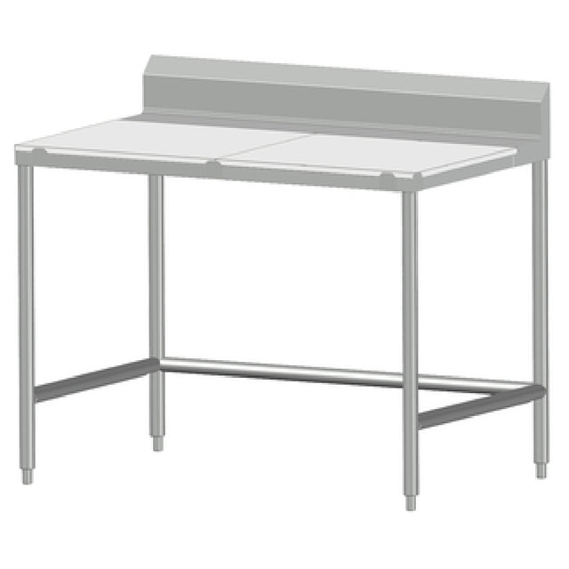 SPG 5MCT-B30 - Universal Stainless Work Table, 60"W X 30"D, 5/8" Poly Top