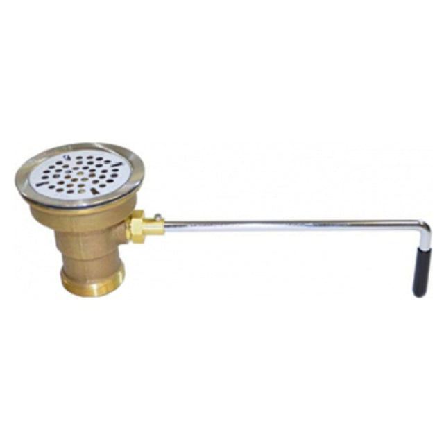 Fisher 22209 DrainKing Waste Valve With Flat Strainer 12 GPM Drain Rate