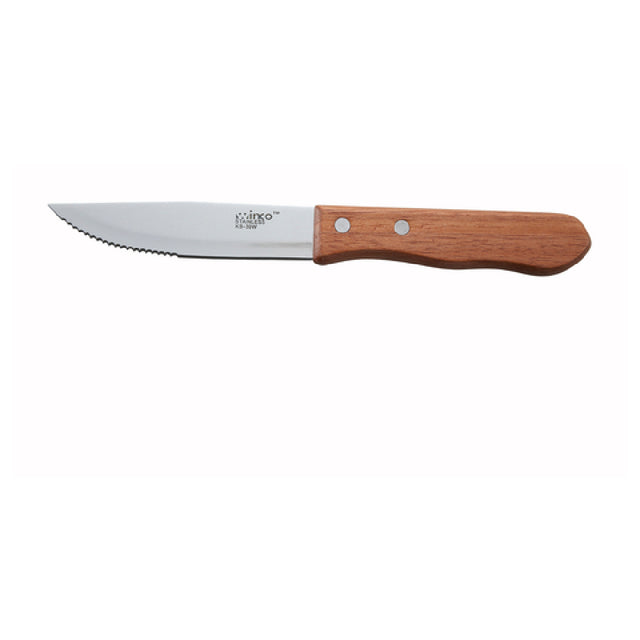 Winco KB-30W Jumbo Steak Knife 10" O.A.L. 5" Heavy Duty Blade