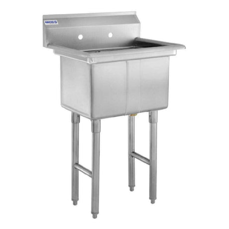 Hubert 17625 - Kratos® Compartment Sink, 10"W X 14"D X 12"H Bowl Size, No Drain Boards