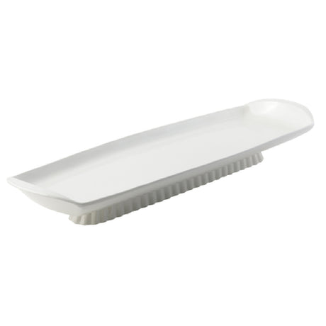 Bon Chef 700389915WHTM - Futura Platter, 8-5/8" X 27" X 2" H, Rectangular