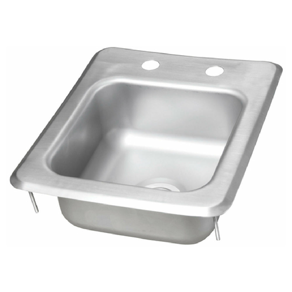 John Boos PB-DISINK090905-X Pro-Bowl Drop-In Sink 1-compartment 11-1/8"W X 13-1/2"D X 5"H Overall Size