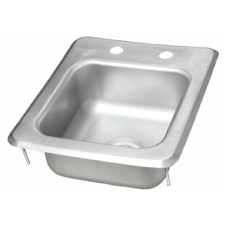 John Boos PB-DISINK090905 Pro-Bowl Drop-In Sink 1-compartment 11-1/8"W X 13-1/2"D X 5"H Overall Size