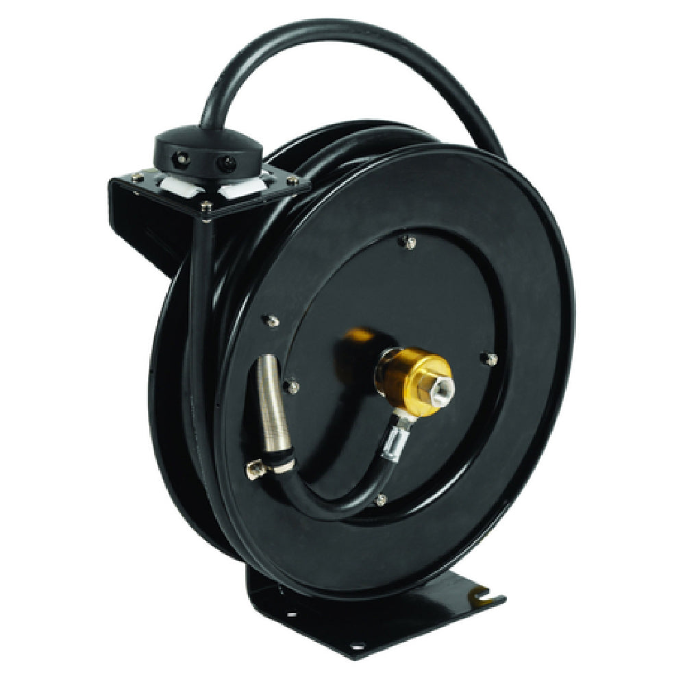 T&S Brass 5HR-232 Equip Open Hose Reel Powder Coated Steel 3/8" X 35 Ft. Hose