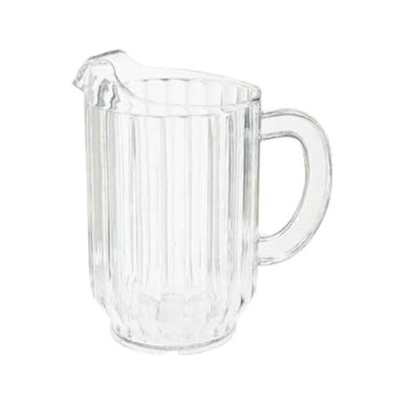 GET Enterprises P-2064-1-CL Water Pitcher 60 Oz. 7-1/2" Dia. X 8-1/2"H