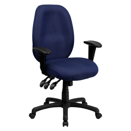 Flash Furniture BT-6191H-NY-GG Ergonomic Executive Swivel Office/Task Chair 39-1/2" To 45-1/2" Adjustable Height