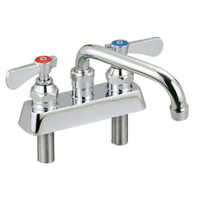 BK Resources BKF-4DM-8-G OptiFlow™ Heavy Duty Solid Body Faucet Deck Mount 4" OC