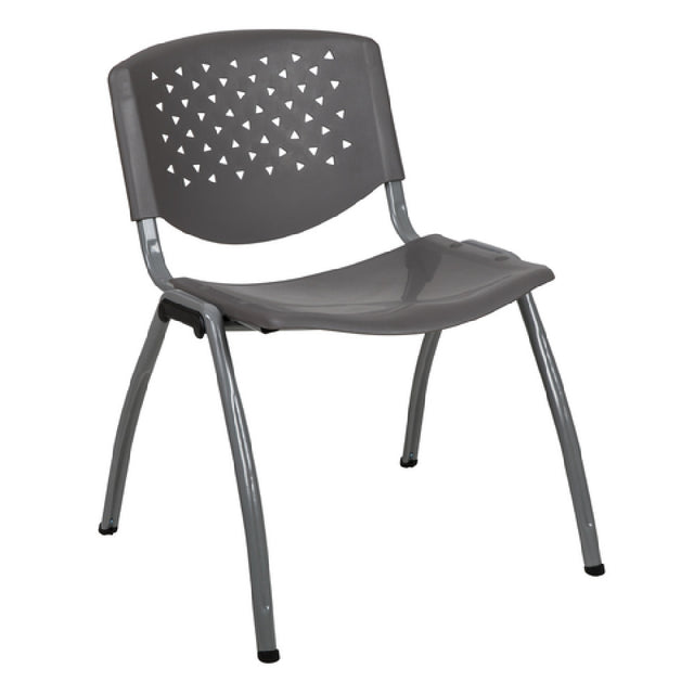 Flash Furniture RUT-F01A-GY-GG Hercules Series Stacking Chair 880 Lb. Weight Capacity