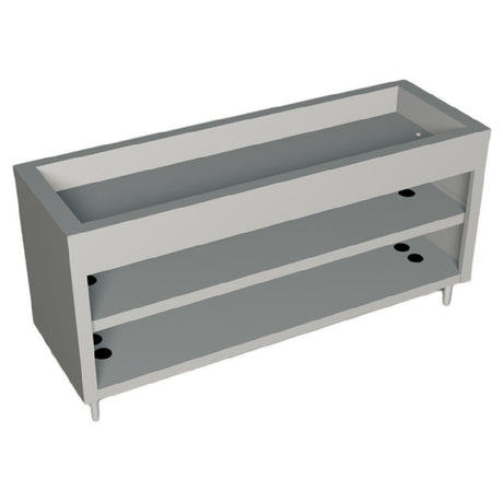 Duke 325-25PG_217105 AeroServ™ Ice Pan Unit 74"W X 24-1/2"D X 36"H 20ga Stainless Steel Top