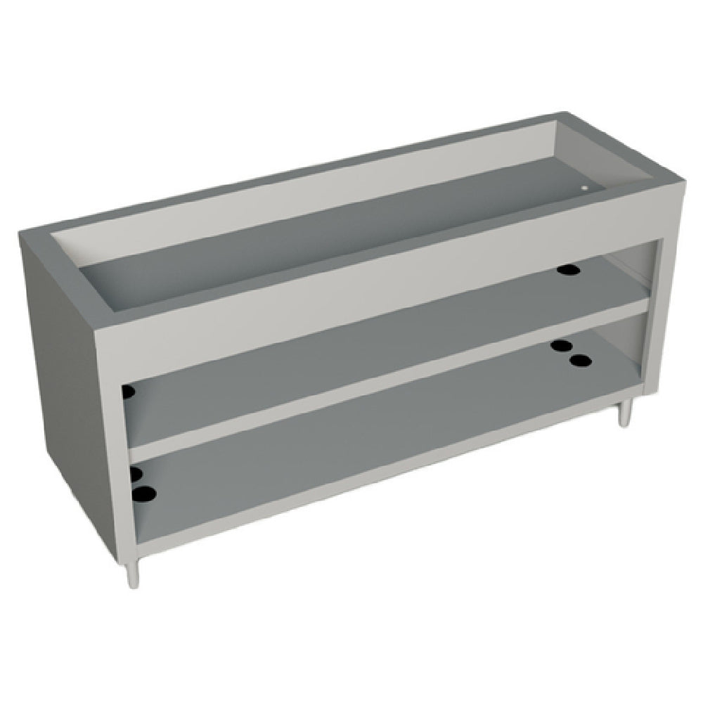 Duke 325-25PG_217103 AeroServ™ Ice Pan Unit 74"W X 24-1/2"D X 36"H 20ga Stainless Steel Top