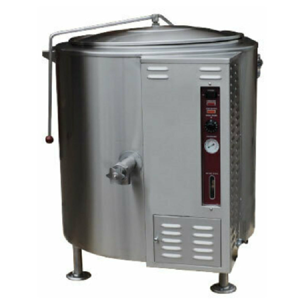 Crown Steam GL-40FE_LP Stationary Kettle Gas 40 Gallon Capacity