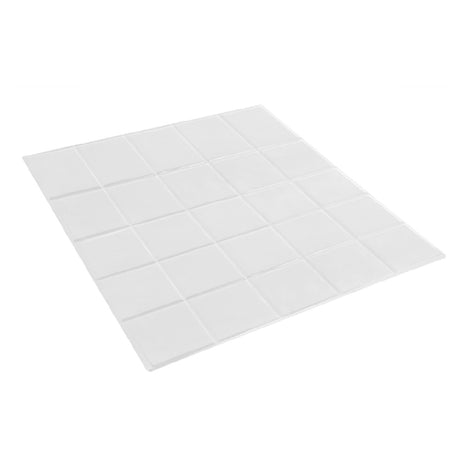 Bon Chef 52003PLATINUMGRA E Z Fit Tile 19-1/8" X 20-13/16" 1-1/2 Size Aluminum With Ceramic-look Coating