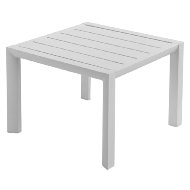 Grosfillex US040096 Sunset Outdoor Low Table 20" X 20" Square