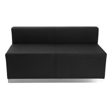 Flash Furniture ZB-803-LS-BK-GG Hercules Alon Series Loveseat 51"W X 25-1/4"D X 27"H