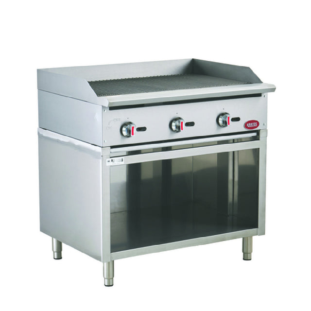 Hubert 180470 - Kratos 29Y-301 36" Gas Charbroiler, 36"W X 26-2/5"D X 36-1/4"H, Radiant