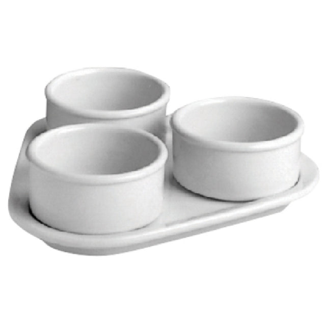 Steelite HL8590AWHA Tray Soup/Dessert Sampler Vitrified China White (stock Item)