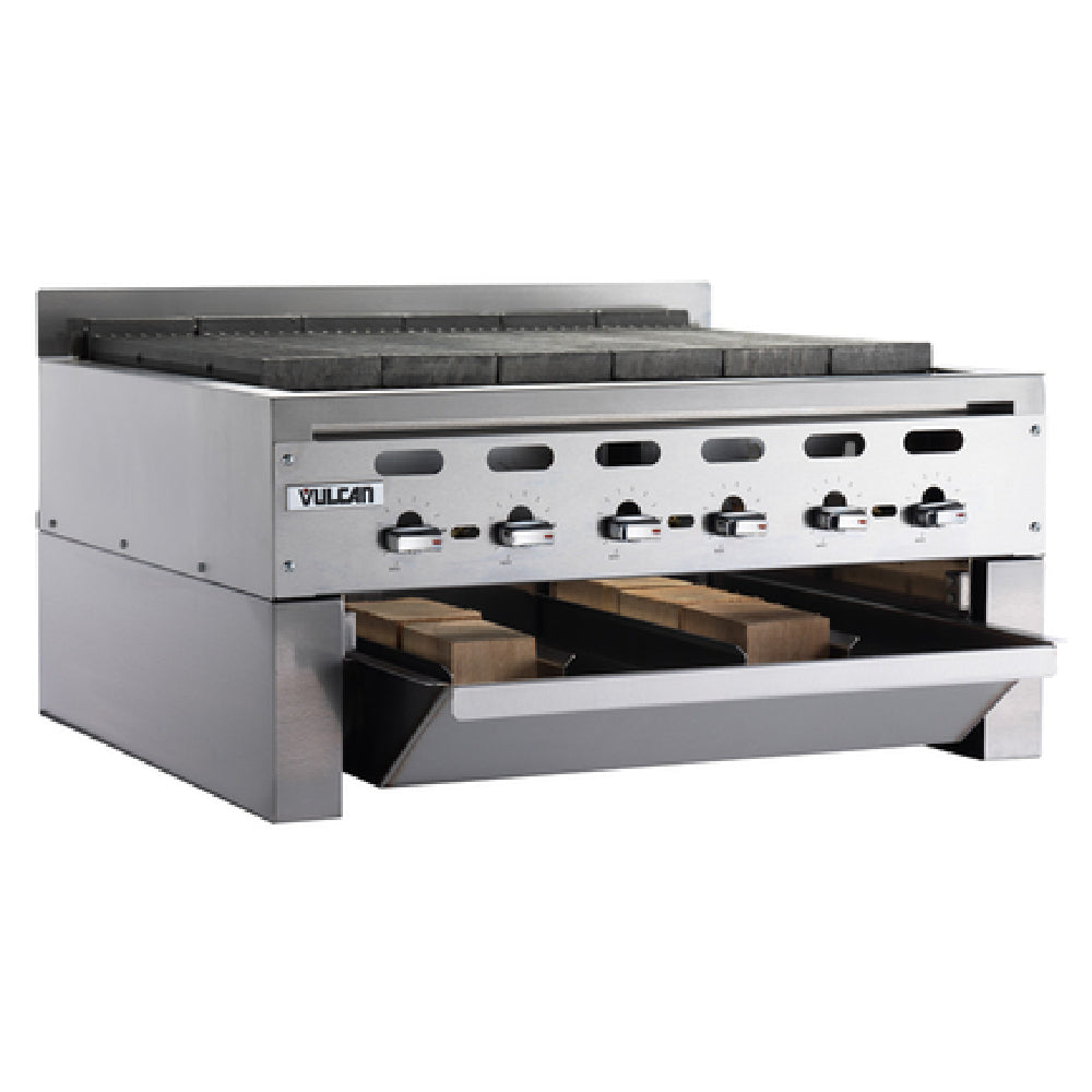 Vulcan SMOKER-VACB36 Wood Assist Achiever Smoker Base Includes: (2) Wood Crumb/grease Tray