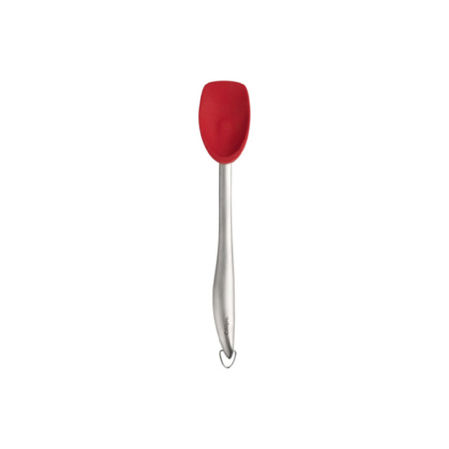 Browne Foodservice 74683705 CUISIPRO Silicone Small Spoon Red 11.12" L X 2" W X 0.5" H