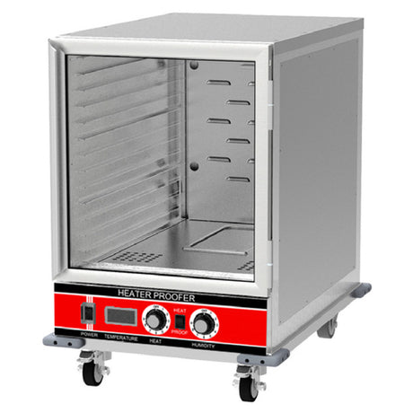 BevLes Company HPIC-3414 Heated Proofer & Holding Cabinet Mobile Half Height