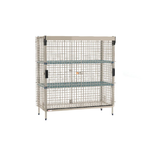 Metro MQSEC56E-SL-2MQ - MetroMax® Security Unit, Stationary, 62-7/8"W X 28-3/16"D X 66-3/16"H