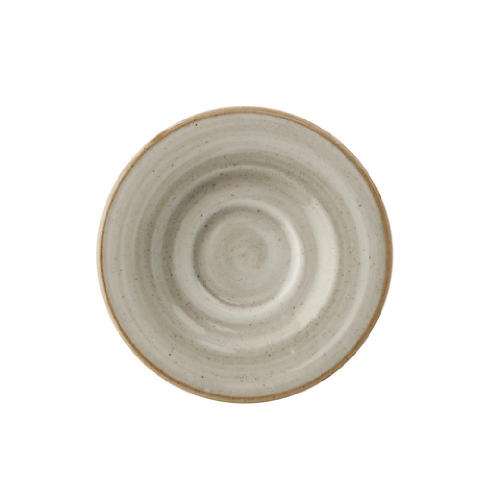 GET Enterprises PA1607800324 Cappuccino Saucer 6-1/4" Dia. Porcelain