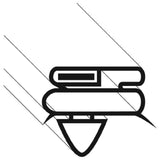 Franklin Machine Products 148-1126 Refrigerator Gasket 25-3/4" X 54-1/4" 4-sided