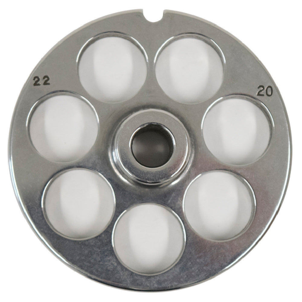 American Eagle Food Machinery AE-G22N/06-20 Grinder Plate #22 Head 3/4” (20mm) For AE-G22N/G22NH