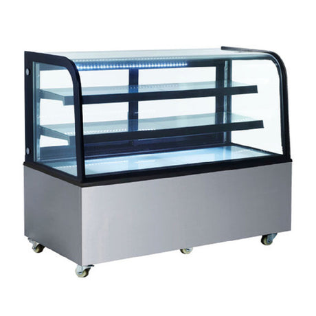 Omcan 47104 (DS-CN-0470) Non-Refrigerated (Dry) Bakery Display Case 60" L