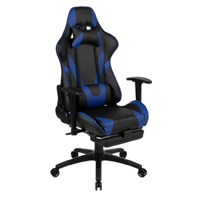 Flash Furniture CH-187230-BL-GG X30 Gaming Chair 280 Lb. Weight Capacity LeatherSoft Upholstery