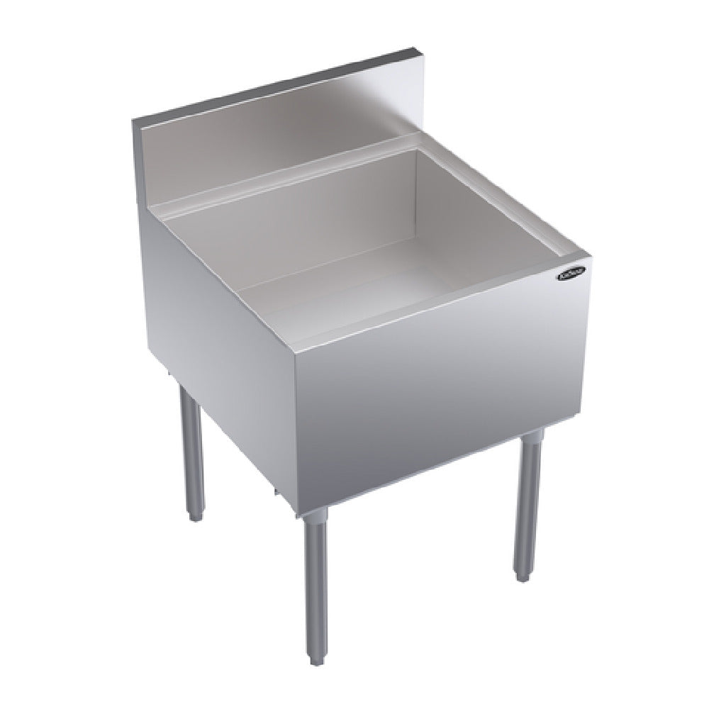 Krowne KR24-24 Royal Series Underbar Ice Bin/Cocktail Unit 24"W X 24"D O.A. 92-lb Capacity