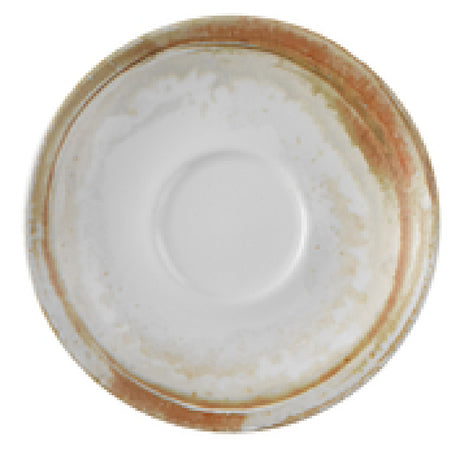 Arc Cardinal FN530 Dudson Maker'S Finca Sandstone Saucer (D:6.25'') Vitrified Ceramic