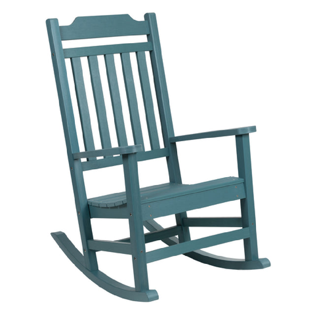 Flash Furniture JJ-C14703-TL-GG Rocking Chair. 225 Lb. Weight Capacity Polystyrene Faux Wood