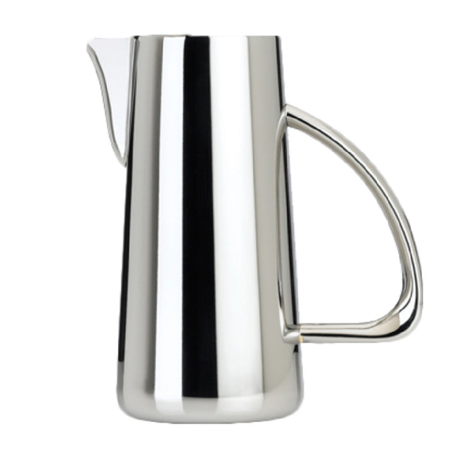 Steelite 5350S132 Water Pitcher Without Ice Guard 71-1/2 Oz. 18/10 Stainless Steel