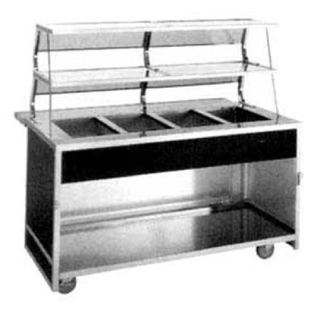 Atlas Metal BLC-2 Cold Food Serving Counter Iced Cold Pan 2-pan Size