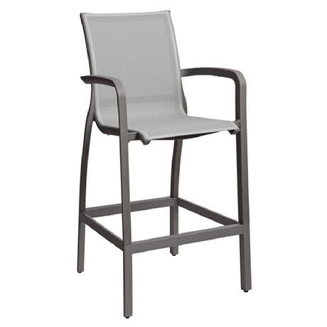 Grosfillex UT469288 Sunset Barstool With Arms Designed For Outdoor Use