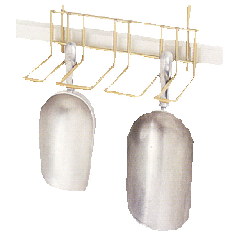 SPG GRSCOOPE - ISS™ Wall Trax™ Scoop Holder, 5" X 10", Grey Bond® Finish