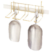 SPG GRSCOOPE - ISS™ Wall Trax™ Scoop Holder, 5" X 10", Grey Bond® Finish