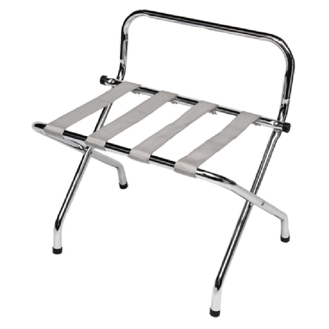 Central Specialties 1055C-SV-1 Luggage Rack 24-1/4"W X 16"D X 26-1/2"H High Back