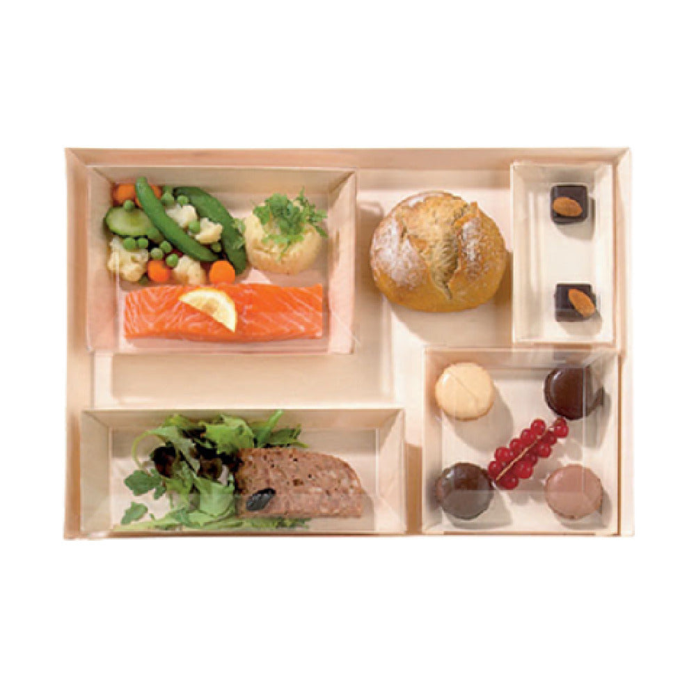 PacknWood SAMSAM2 - VIP Meal Kit, Includes: (100) 210SAMBQ2323 42 Oz. Samurai Dishes