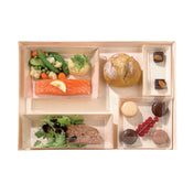 PacknWood SAMSAM2 - VIP Meal Kit, Includes: (100) 210SAMBQ2323 42 Oz. Samurai Dishes