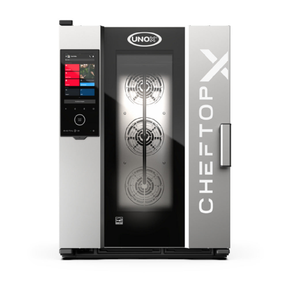 UNOX USA XADA-1011-EXRS - CHEFTOP-X™ Half Size Combi Oven, Electric, Right-to-left Door Opening (hinged Left)