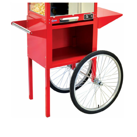 Omcan 44134 (44134) Popcorn Machine Trolley (2) 24" Diameter Rear Wheels (2) Front Legs