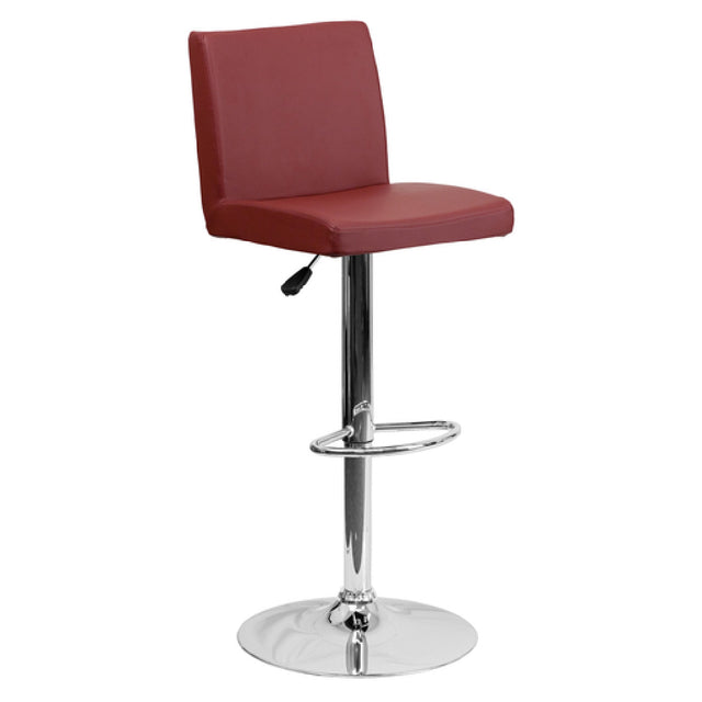 Flash Furniture CH-92066-BURG-GG Swivel Bar Stool Adjustable Height Contemporary Style