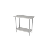 GSW USA WT-E1848 - Economy Work Table, 48"W X 18"D X 35"H, 16/430 Stainless Steel Top