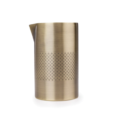 Mercer M37219ANG - Barfly® Diamond Lattice Mixing Tin, 21 Oz. (625 Ml.), Double-wall Insulated